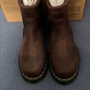 Dr. Martens Dark Brown Anistone Boots